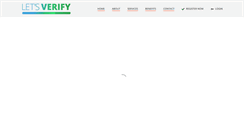 Desktop Screenshot of letsverify.com